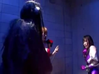 Krūtainas aziāti netīras filma saspraude meitene meets freaky goblin kurš griba jāšanās viņai