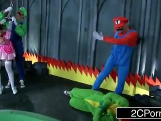 Jerk That Joy Stick: fabulous Mario Bros Get Busy With Princess Brooklyn Chase