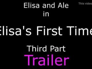 Elisa s প্রথম সময় - পা আবেশ এবং হাত smother